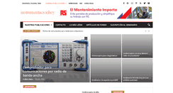 Desktop Screenshot of instrumentacionhoy.com