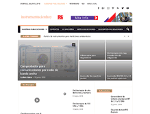 Tablet Screenshot of instrumentacionhoy.com